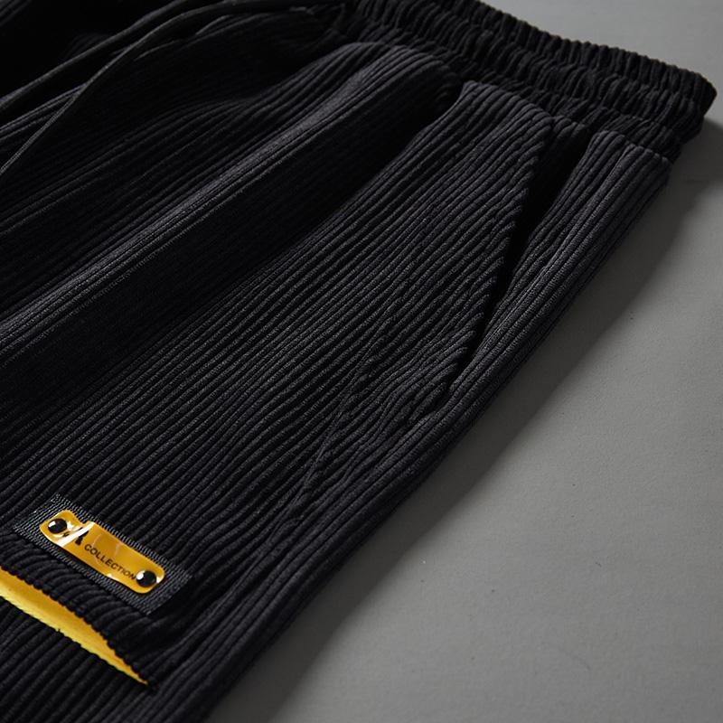 Elastic Waist Corduroy Joggers