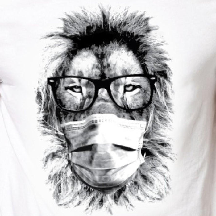 Camiseta de león bohemio enmascarado