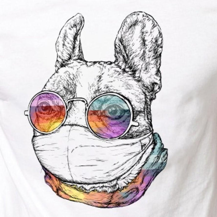 Gemaskerd Frans Bulldog T-shirt
