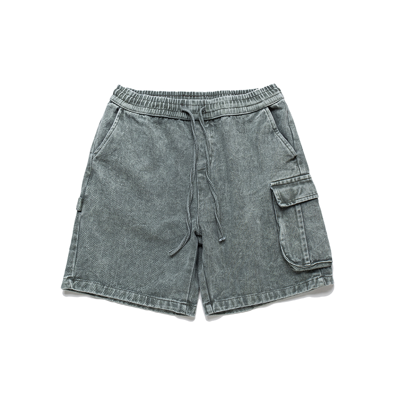 Stonewashed Cargo Shorts