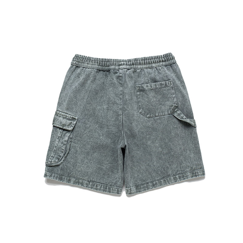 Stonewashed Cargo Shorts