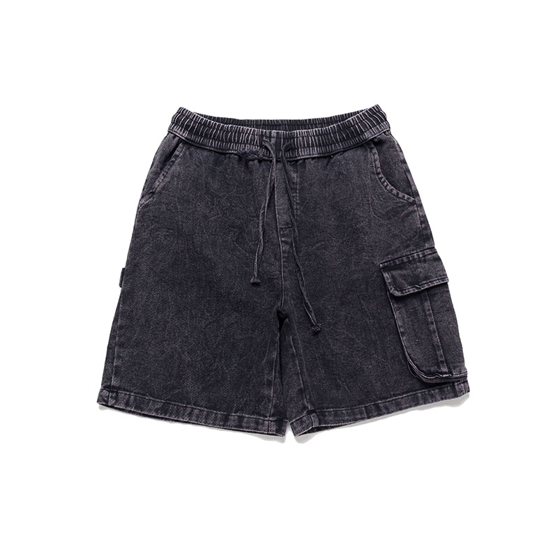 Stonewashed Cargo Shorts