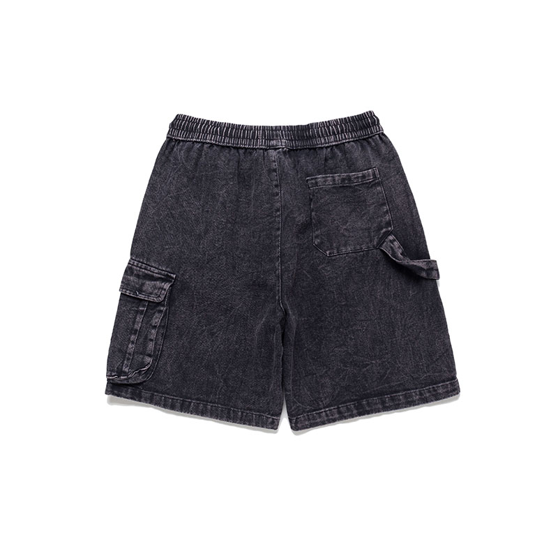 Stonewashed Cargo Shorts