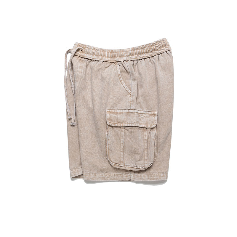 Stonewashed Cargo Shorts