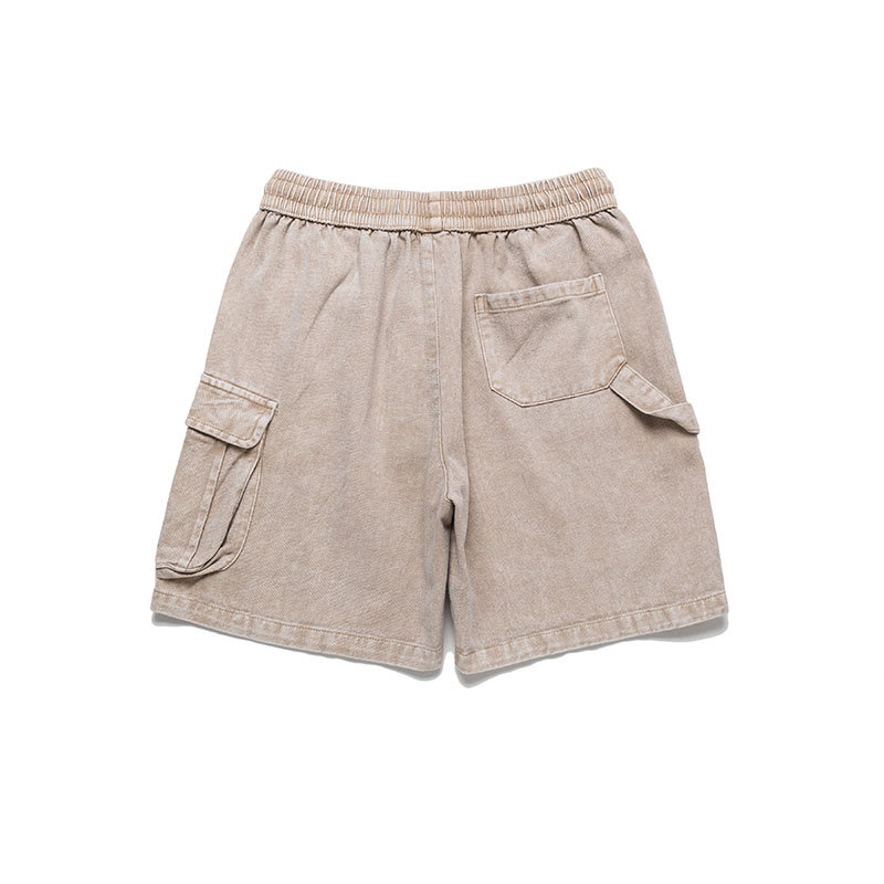 Stonewashed Cargo Shorts