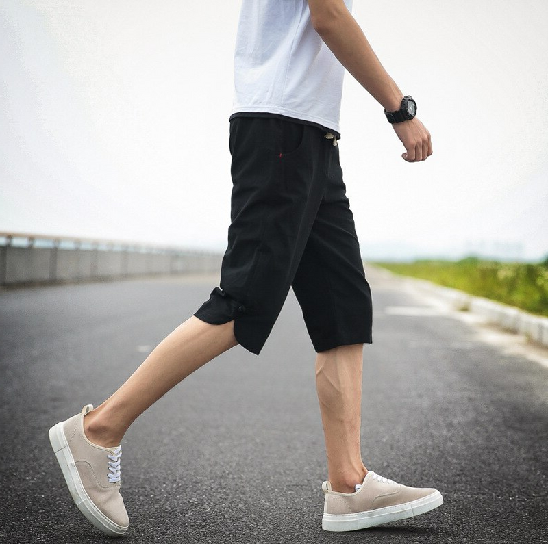 Retro Knee Length Shorts