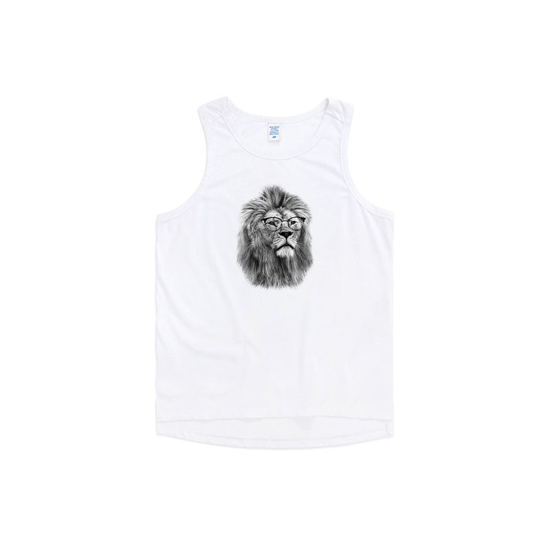 Camiseta sin mangas extragrande Philosopher Lion V1