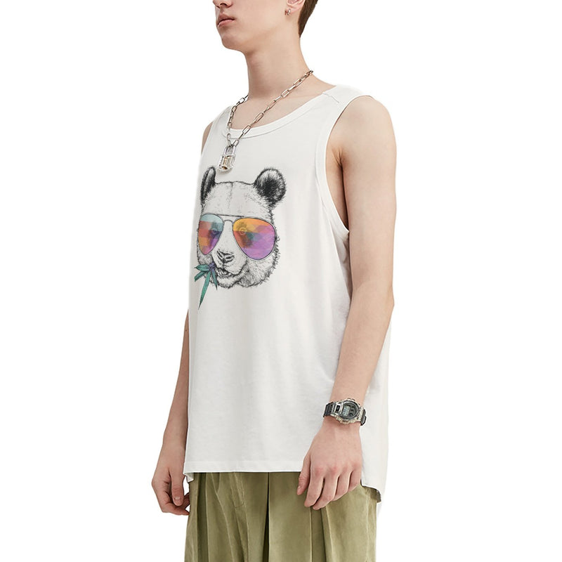 Kauwende Panda oversized tanktop