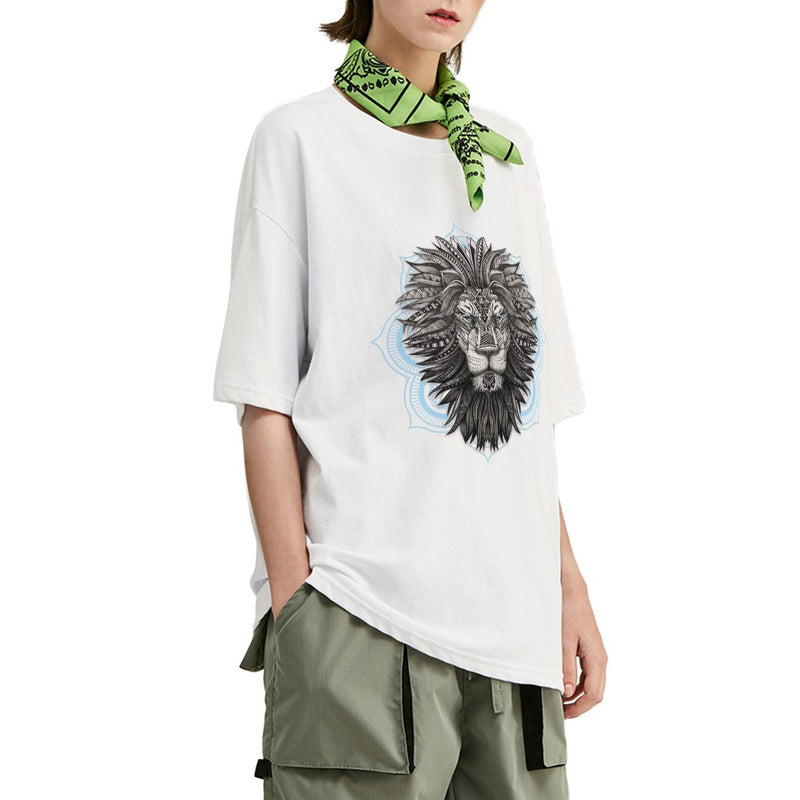 Tribal Lion Oversized T-Shirt