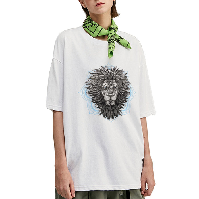 Tribal Lion Oversized T-Shirt