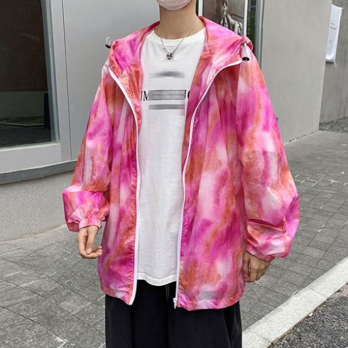 Tie-dye Hooded Jacket