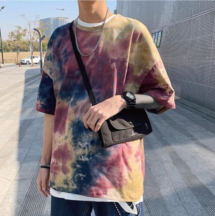 Oversized casual T-shirt met korte mouwen