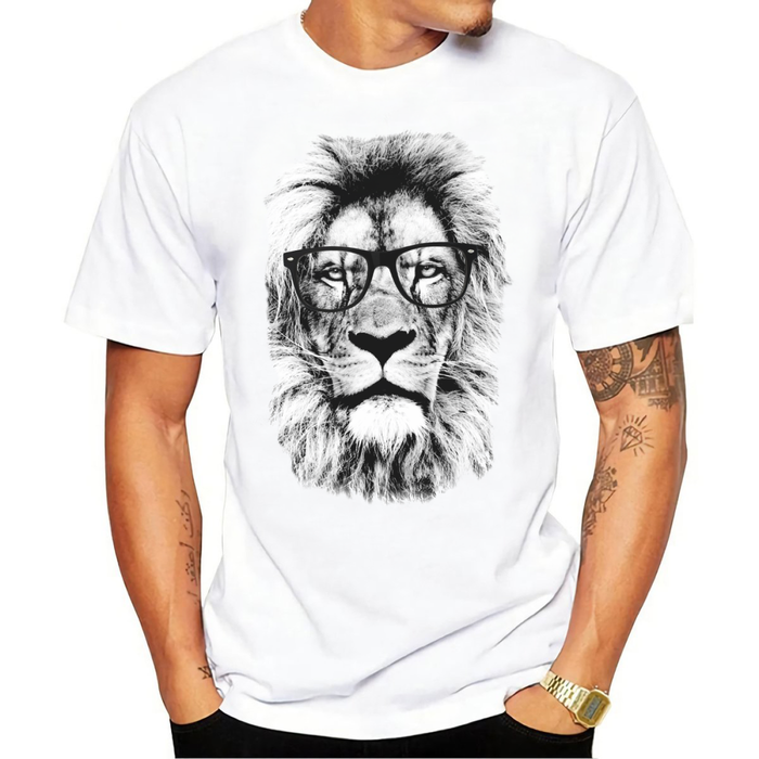 Short Sleeves Lion T-Shirt