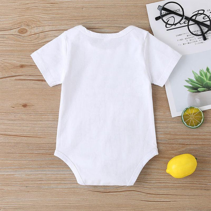 Baby jumpsuit met letterprint