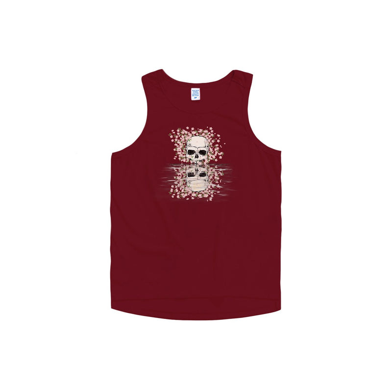 Narcissus Skull Oversized Tank Top