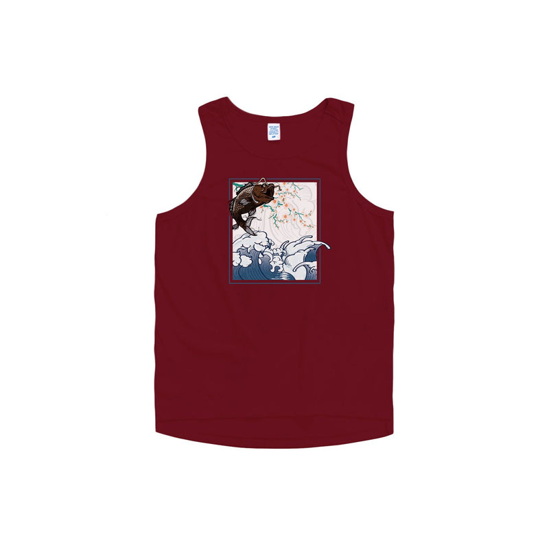 Jumping Koi Oversized Tank Top