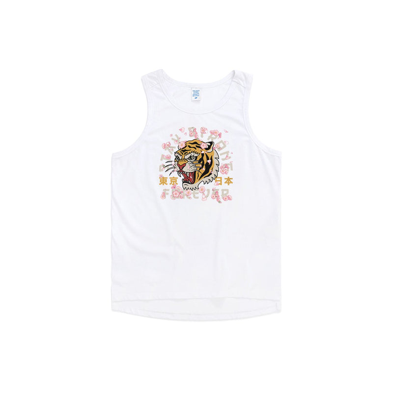 Autumn Tiger Oversized Tank Top
