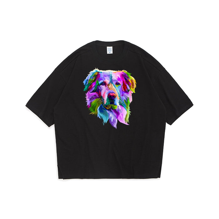 Camiseta extragrande con perro