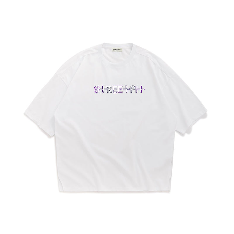 Onderdeel van een oversized T-shirt