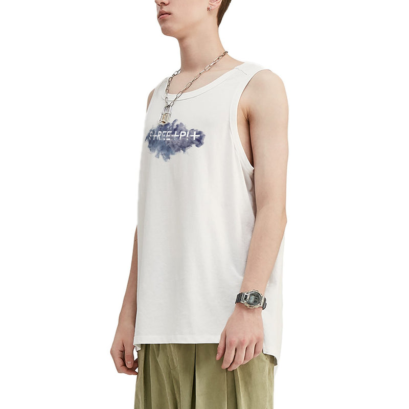 Smokey  Logo Oversized Tank Top