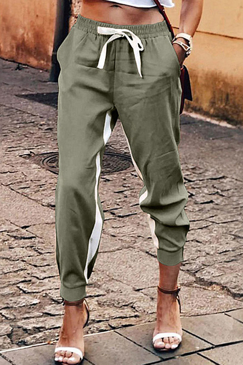 Fashion Street Classic Solid Pants Harlan Bottoms(3 Colors)