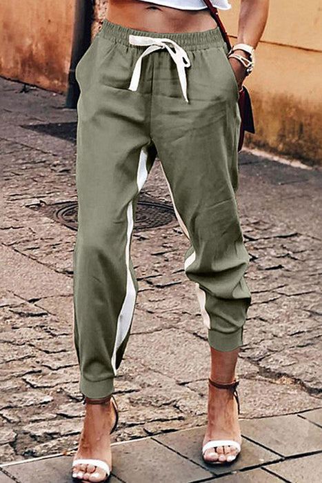 Fashion Street Classic Pantalones sólidos Harlan Bottoms (3 colores)