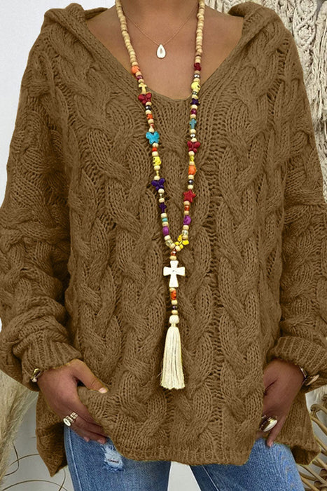 Suéteres con cuello con capucha y parches lisos clásicos de Fashion Street (16 colores)