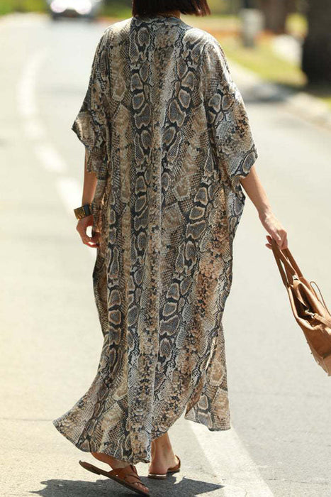 Animal Print Cover Up for a Stylish Vacation