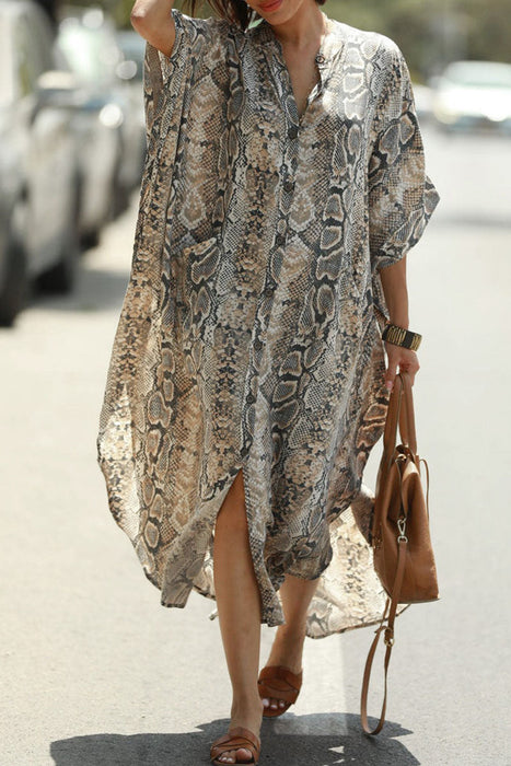 Animal Print Cover Up for a Stylish Vacation