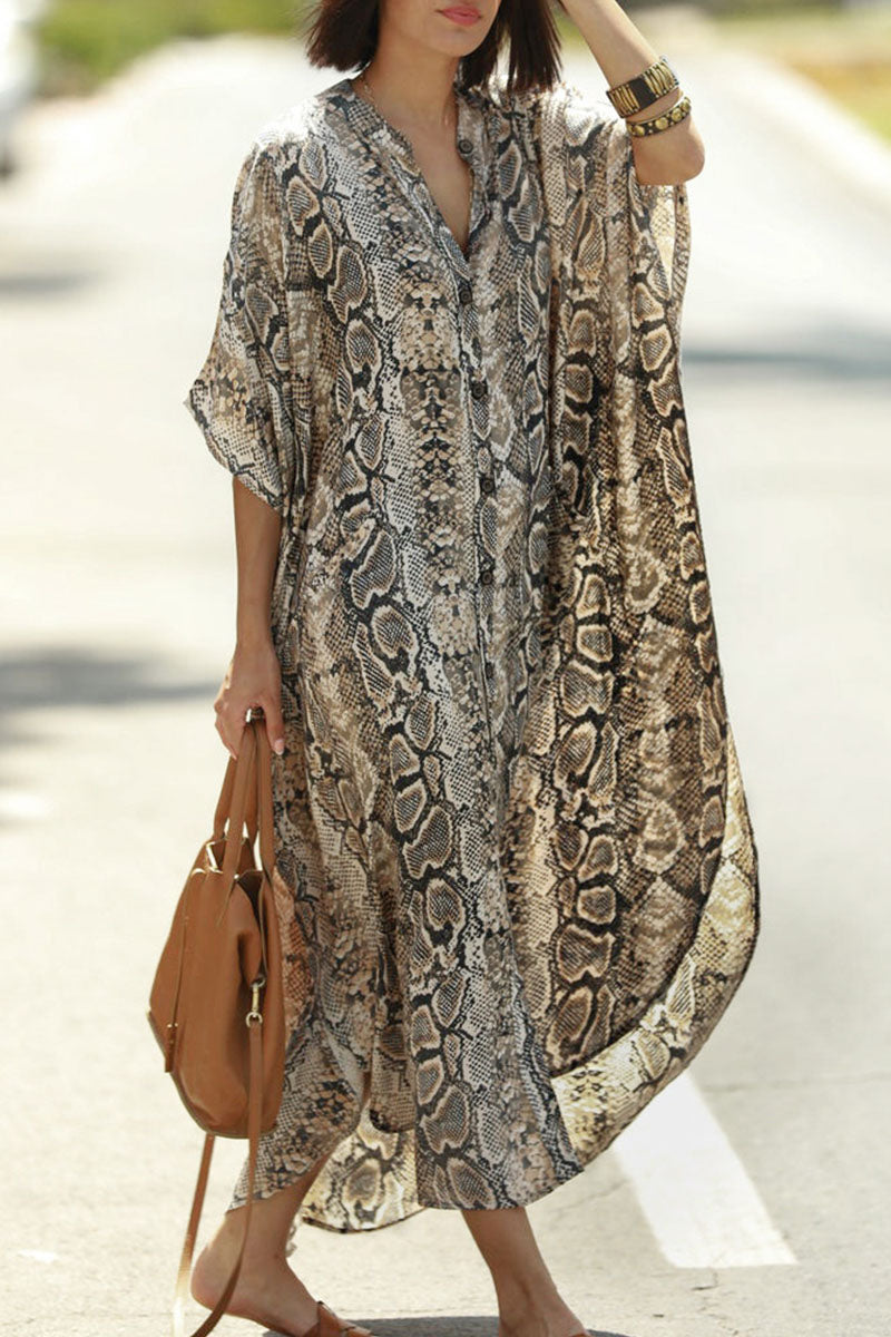 Animal Print Cover Up for a Stylish Vacation