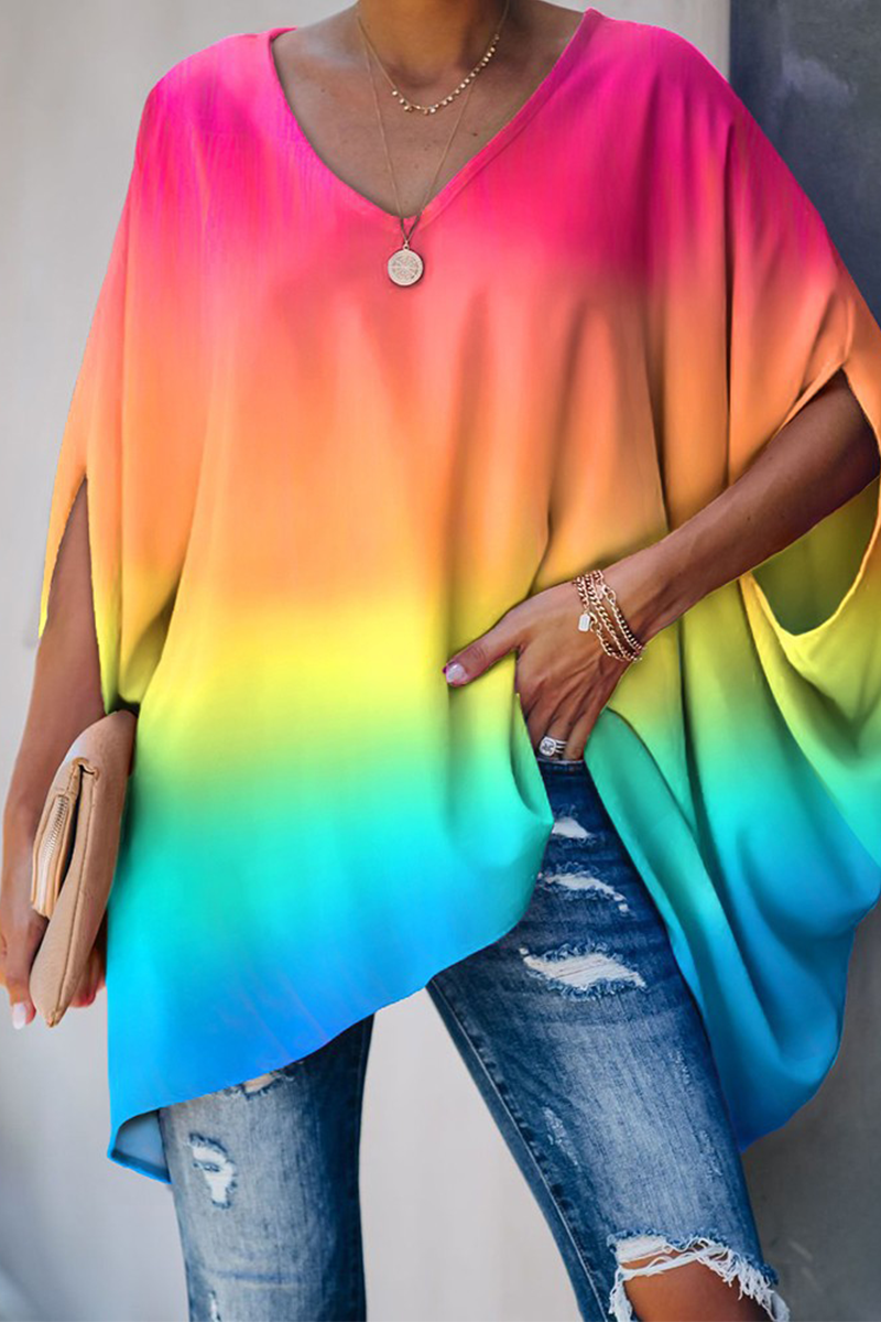 Casual en stijlvolle klassieke effen T-shirts met V-hals