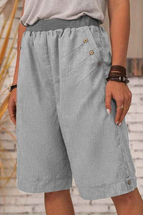 Mode Casual en stijlvol Klassiek effen splitgewricht Rechte broek met hoge taille
