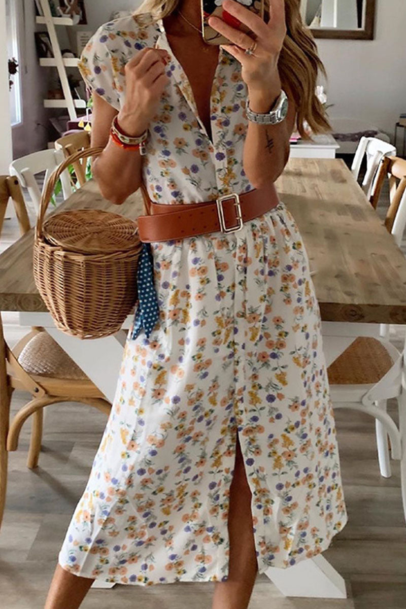 Elevate Your Style with Street Print Mandarin Collar Irregular Dresses