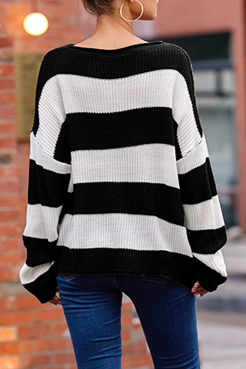 Street Fashion: Color-Blocked Basic O Neck Tops for Trendsetters