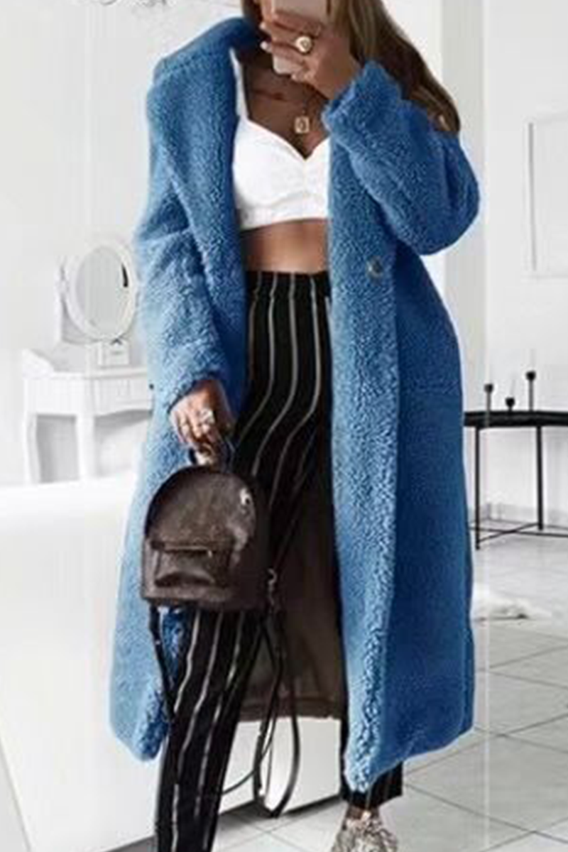 Casual & Stylish Street Classic Solid Patchwork Turndown Collar Outerwear(5 Colors)