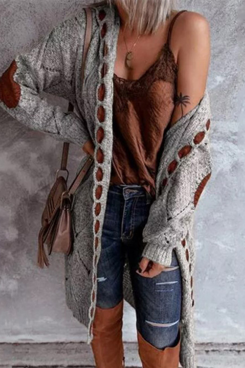 Casual & Stylish Street Patchwork Contrast Hooded Collar Tops Sweater(7 Colors)