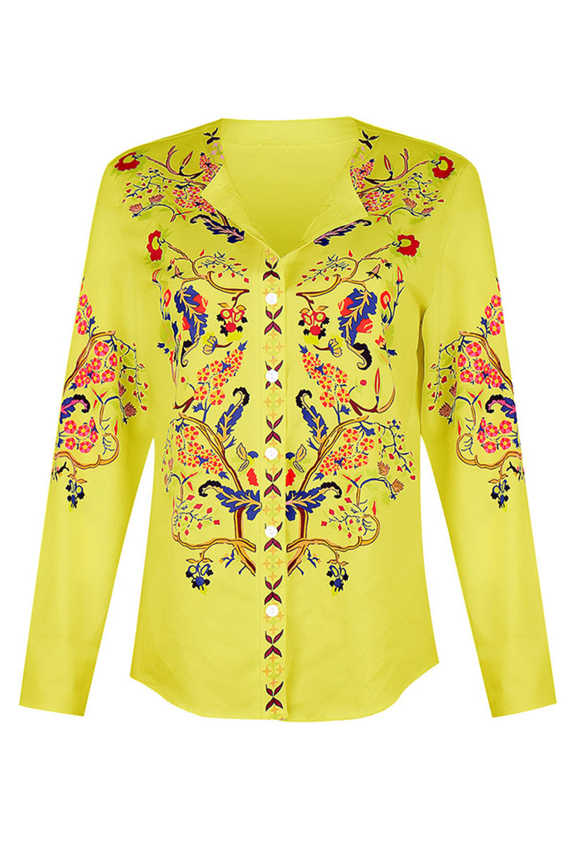 Fashion Forward: Printed Blouses with Mandarin Collar (Available in 3 Colors)