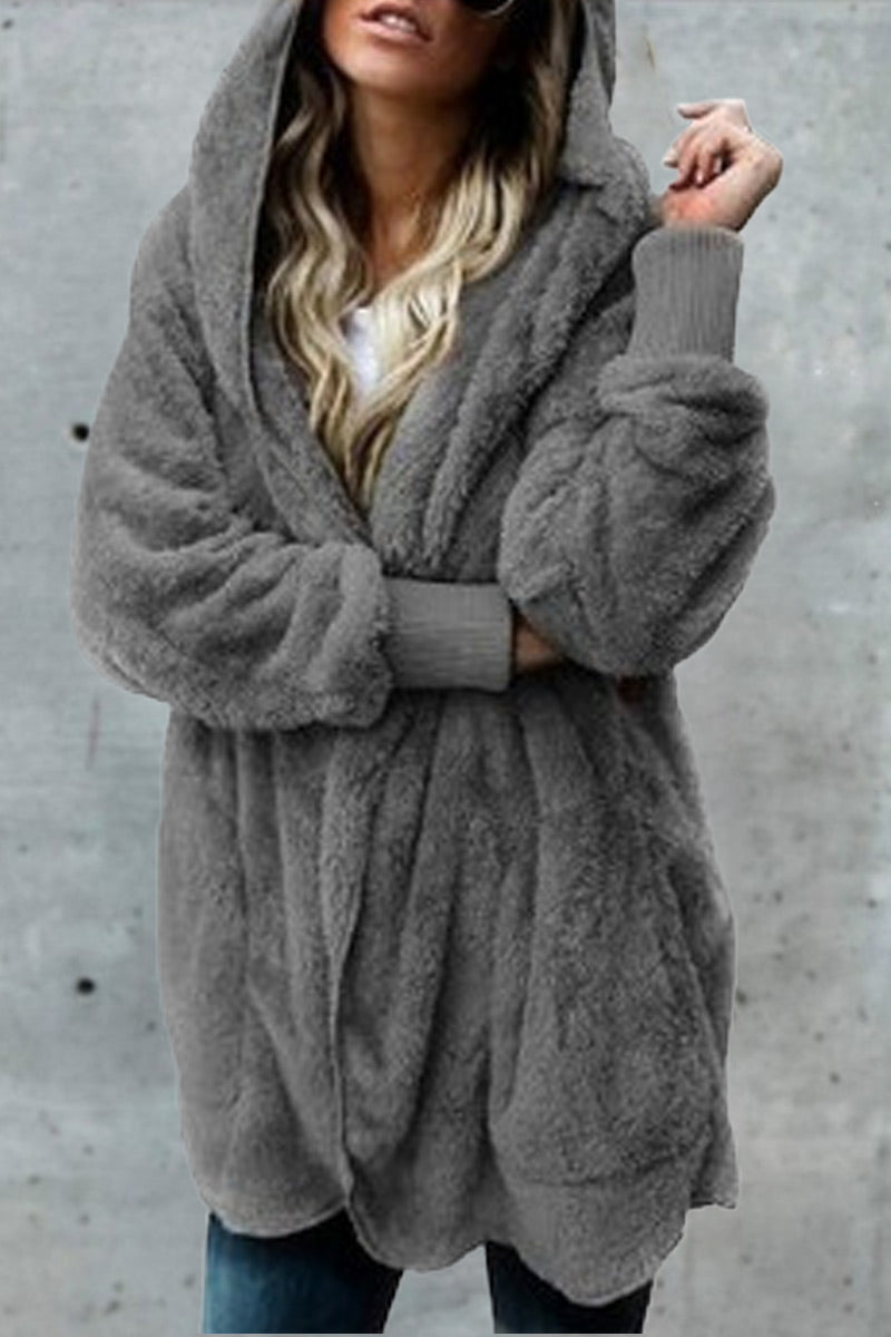 Fashion Casual & Stylish Classic Solid Split Joint Hooded Collar Outerwear(12 Colors)