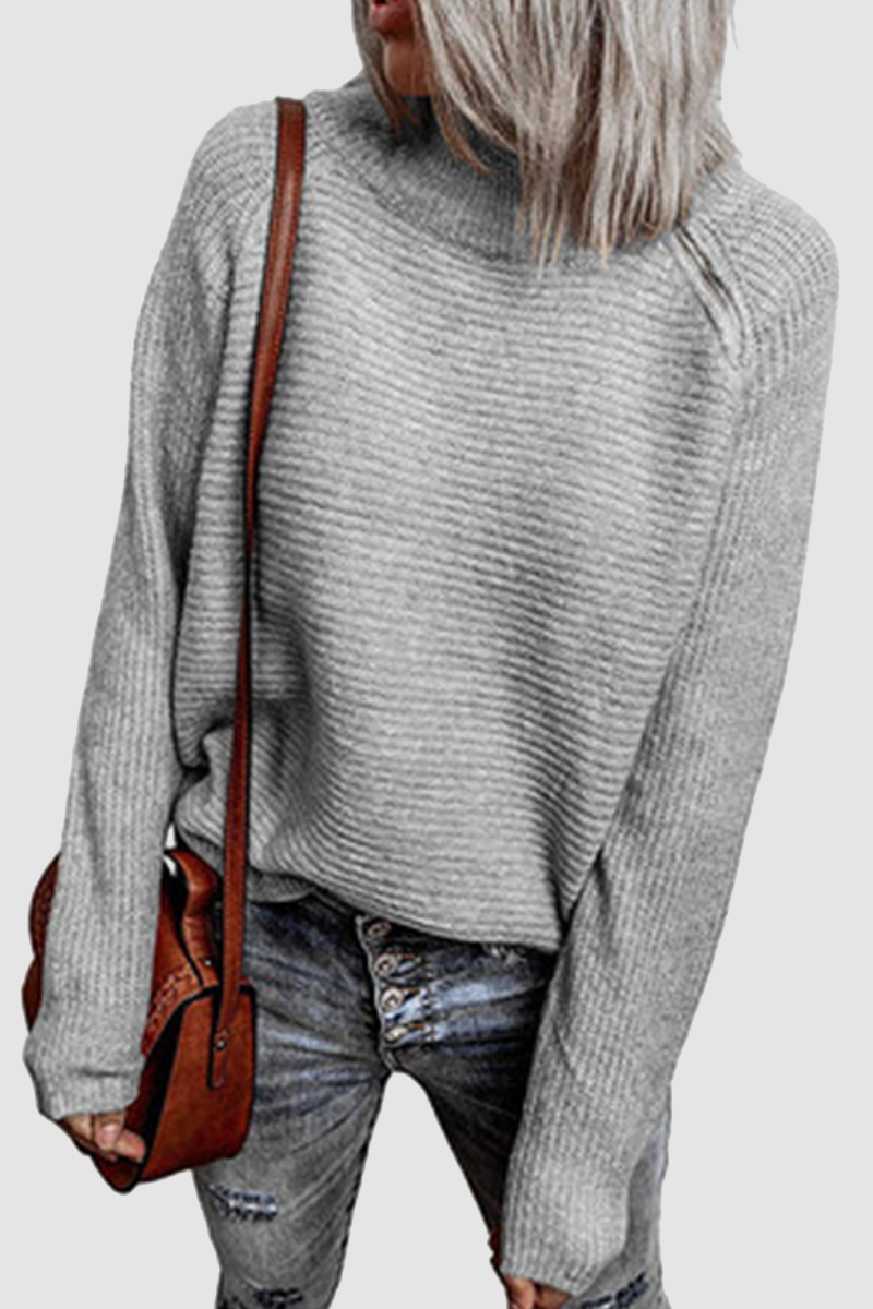 Casual & Stylish Classic Solid Patchwork Zipper O Neck Tops Sweater