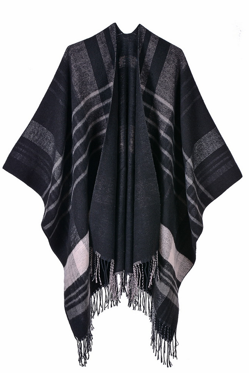 Casual en stijlvolle straat-bovenkleding met patchwork en kwastjes