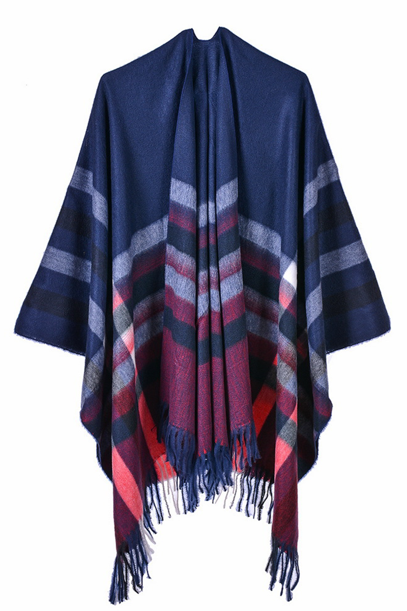 Casual en stijlvolle straat-bovenkleding met patchwork en kwastjes