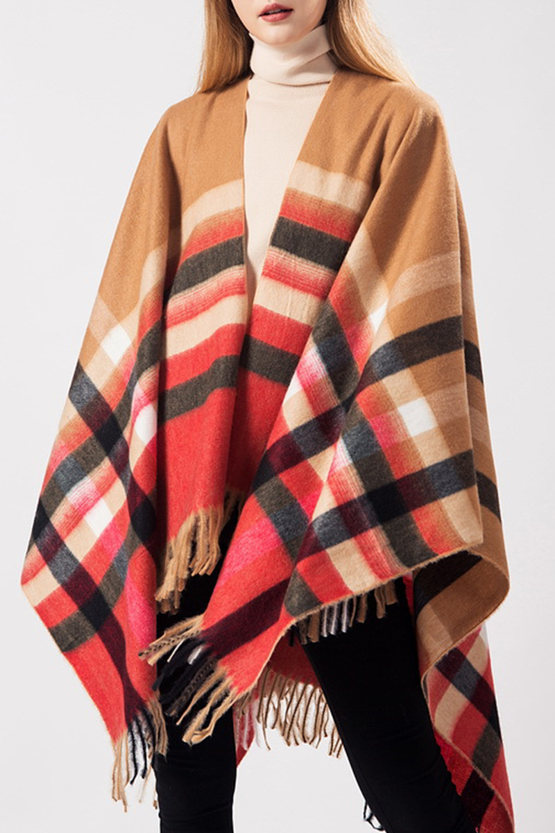 Casual en stijlvolle straat-bovenkleding met patchwork en kwastjes