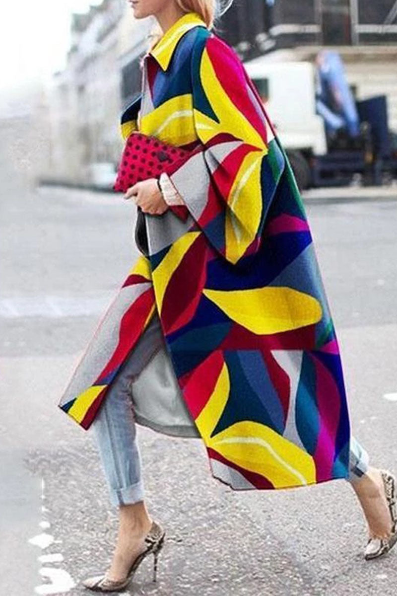 Camouflage Cool: Patchwork Turndown Collar Outerwear (Available in 12 Colors)