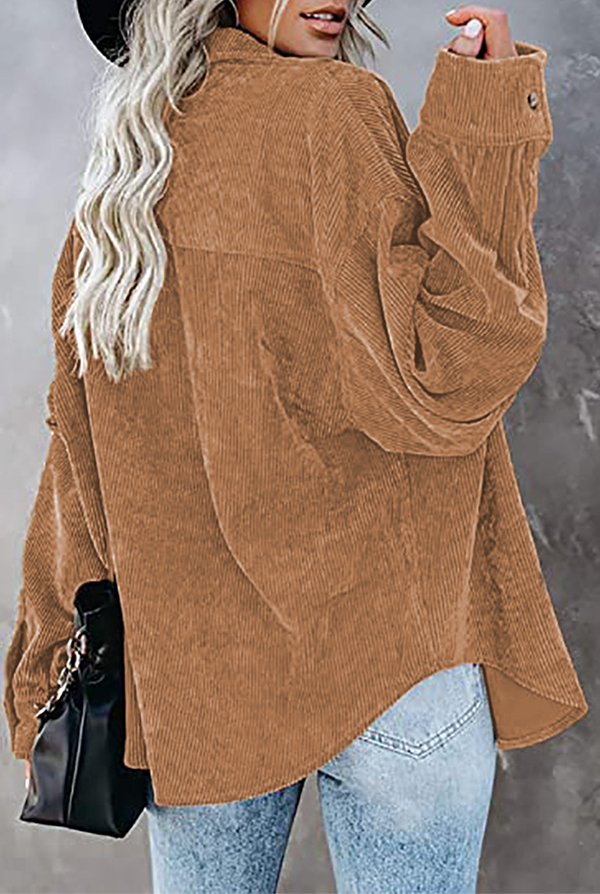 Casual en stijlvolle straat klassieke effen gesp kraag tops (16 kleuren)