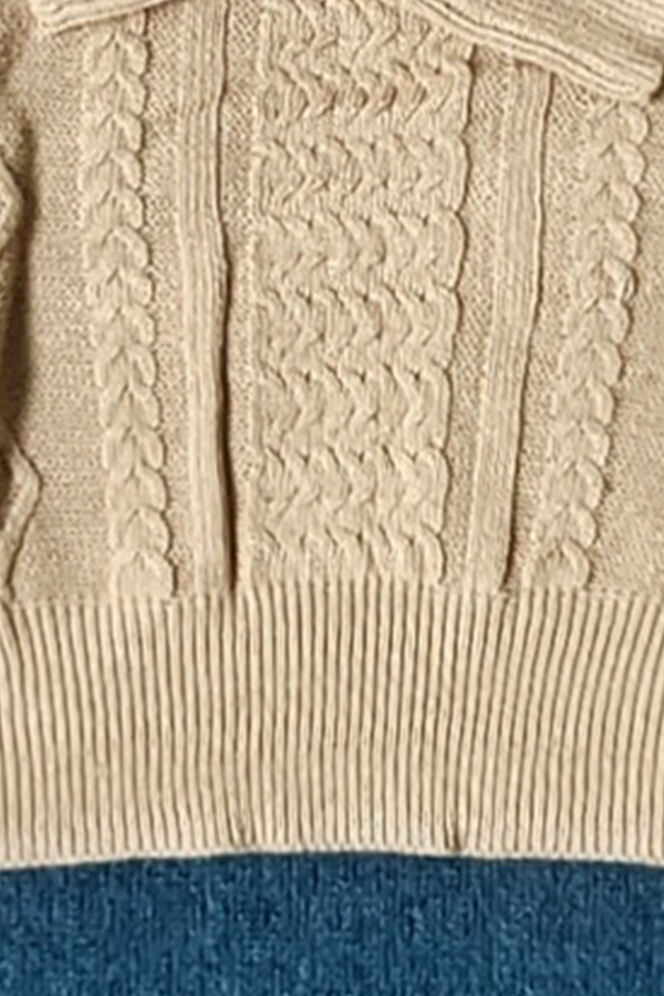 Casual & Stylish Classic Solid Patchwork Buckle Half A Turtleneck Sweaters