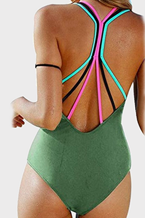Vacation-Ready Hollowed Out Backless Swimwear Collection