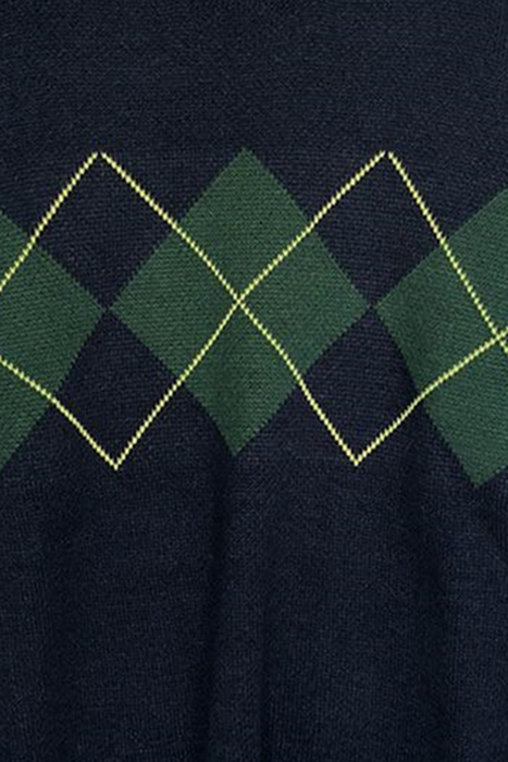 Casual en stijlvolle geometrische patchwork contrast O-hals tops trui (3 kleuren)