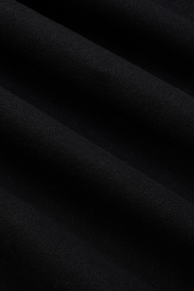 Casual elegante effen patchwork knopen en capuchon kraag bovenkleding - een must-have toevoeging