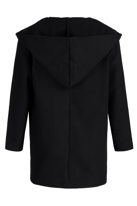 Casual Elegant Solid Patchwork Buttons Hooded Collar Outerwear - A Must-Have Addition