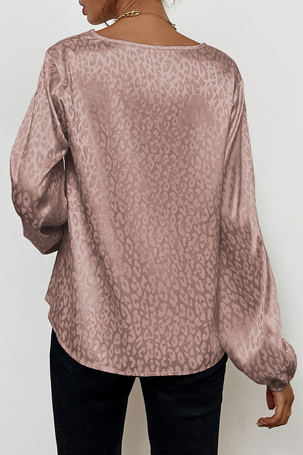 Fashion Elegant & Stylish Print Patchwork Basic V Neck Tops